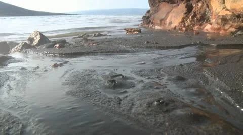 Hot bubbling mud at the foot of Volcano Rabaul in Papua New guinea 23 Stock Footage 20541023