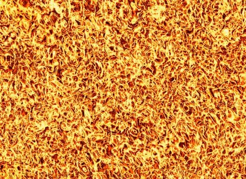 Hot burning fire texture Ilustração Stock