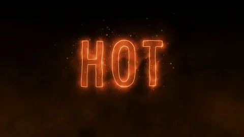 Hot burning sequences of different words 動画素材 104026707