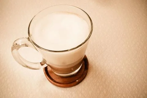 Hot cappuccino Stock Photos