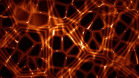 Hot Cells of Orange Glowing Bars Triggering Anger Fear Hate Stock Footage 139737436