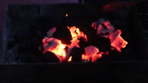Hot charcoal (2) Stock-Footage 311613529