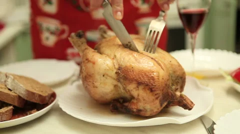 Hot chicken Video stock 46581284