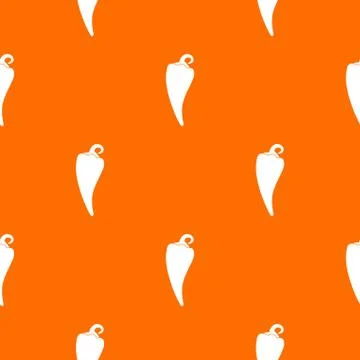 Hot chili pepper pattern seamless Illustrazione stock
