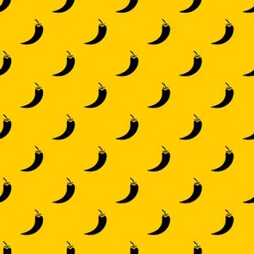 Hot chili pepper pattern vector 스톡 일러스트