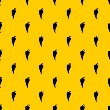 Hot chili pepper pattern vector 스톡 일러스트