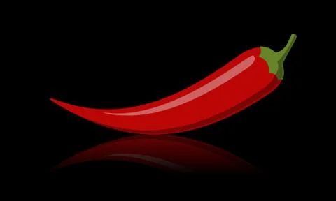 Hot chilli papper Stock Illustration