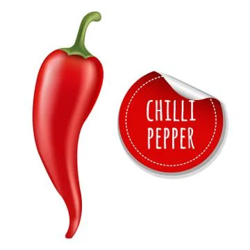 Hot Chilli Pepper Stock Illustration
