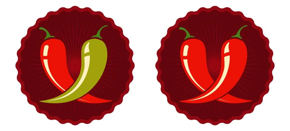 Hot chilli pepper Иллюстрация