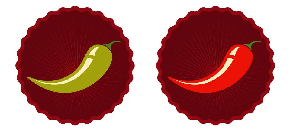 Hot chilli pepper Иллюстрация