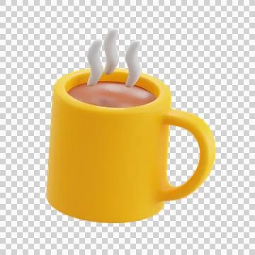 Hot Chocolate 3D Illustrations Stock Illustration