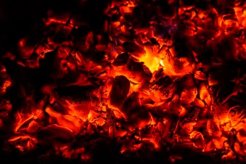 Hot coal Stock Photos