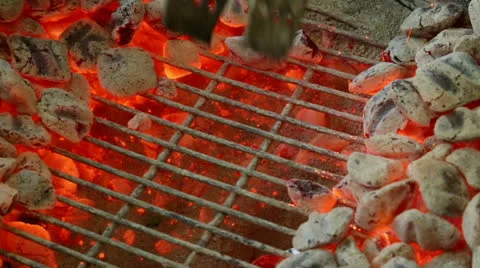 Hot Coals Video stock 24406546