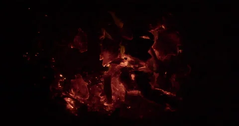 Hot coals Stock Footage 166132004