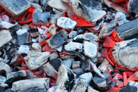 Hot coals Stock Photos