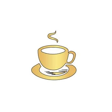 Hot coffe computer symbol Stock Illustration