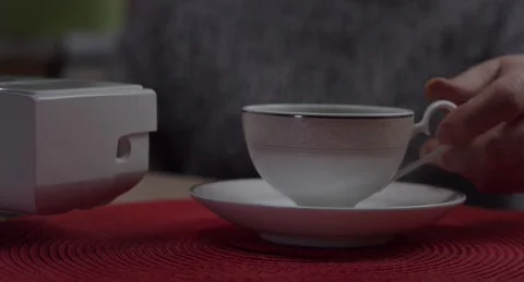 Hot coffee break Stock Footage 146201878