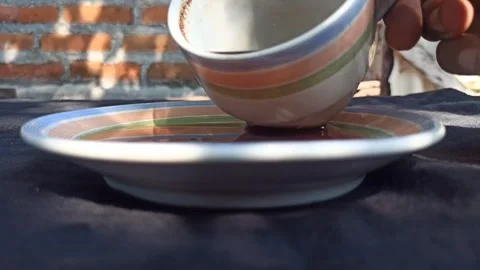 Hot Coffee Video stock 255091634