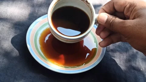 Hot Coffee Video stock 255091677