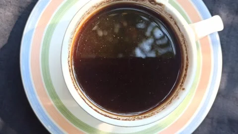 Hot Coffee Video stock 255091678