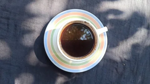Hot Coffee Video stock 255091713