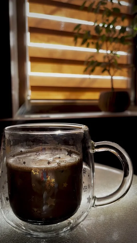 A hot coffee Stock Footage 278365097