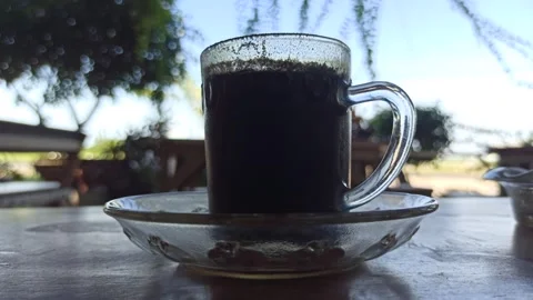Hot Coffee Stock Footage 281045427