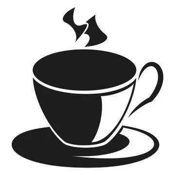 Hot coffee Illustrazione stock