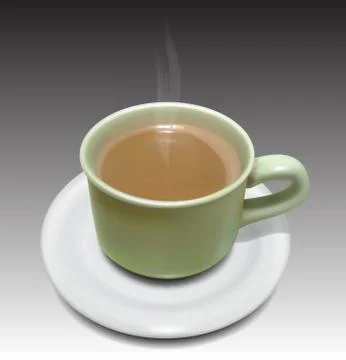 Hot Coffee Stock Illustration