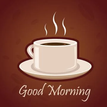 Hot coffee Illustrazione stock