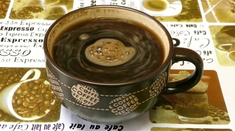 Hot Coffee Mug Fast Motion 動画素材 67893836