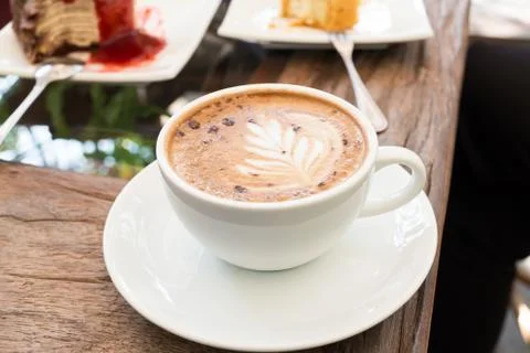 Hot coffee Stock Photos