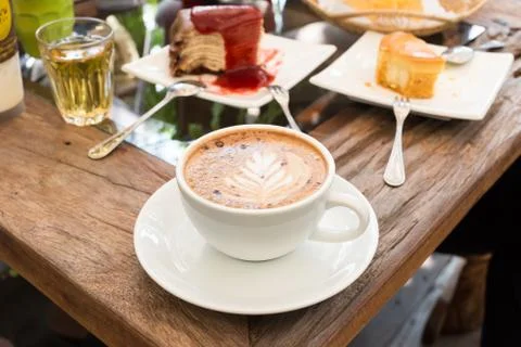 Hot coffee Stock Photos