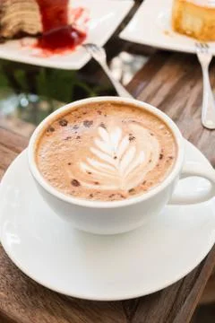 Hot coffee Stock Photos