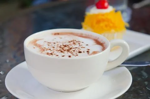 Hot coffee Stock Photos