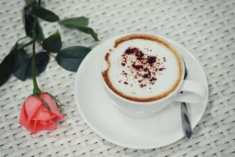 Hot coffee Stock Photos