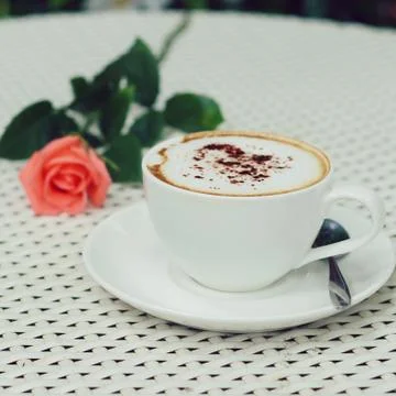 Hot coffee Stock Photos