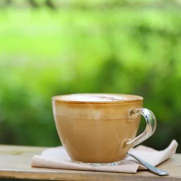 Hot coffee Foto stock