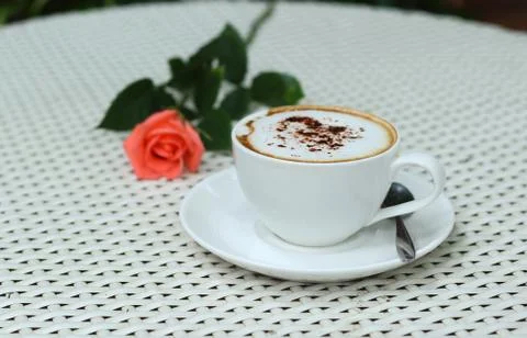 Hot coffee Foto stock