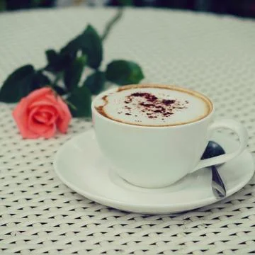 Hot coffee Stock Photos