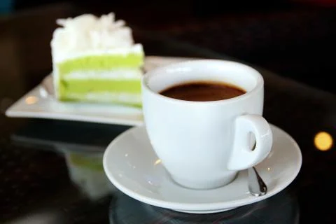 Hot coffee Foto stock
