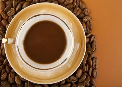 Hot coffee Stock Photos