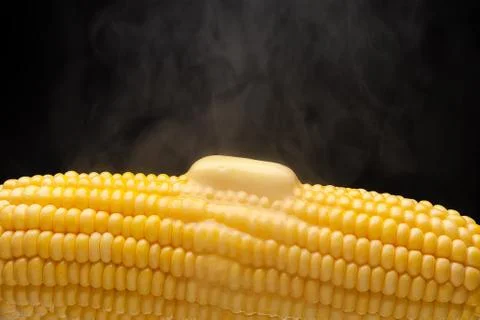 Hot corn close up Stock Photos