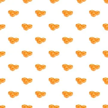Hot cross bun bread seamless pattern design 스톡 일러스트