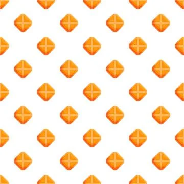 Hot cross bun seamless pattern celebrating easter food Stockillustratie