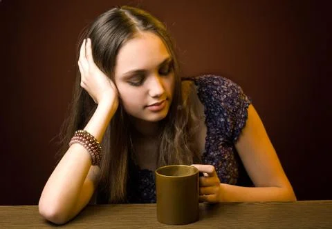 A hot cup of... Foto stock