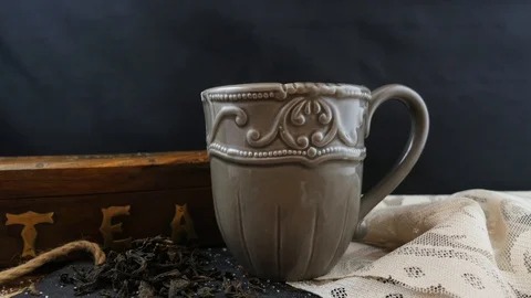 Hot Cup of Tea 스톡 동영상 125750895