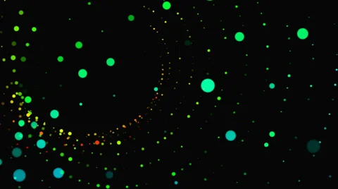 Hot Dancing Particle Strings 02 - VJ Loop Video stock 27817198