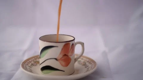 Hot Darjeeling tea Stock Footage 58924750