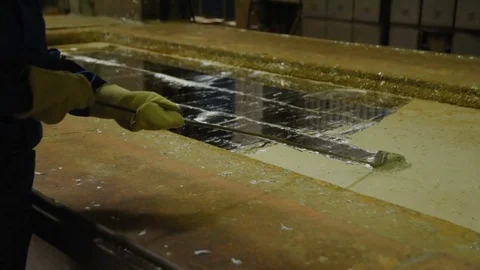 Hot dip galvanizing Stock Footage 84775395